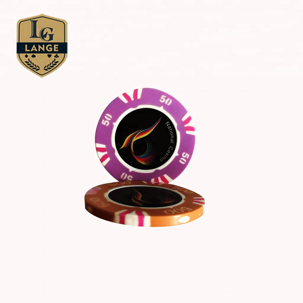 High Quality 14 Gram 3 Tone Clay Gambling Poker Chips With Customized Logo