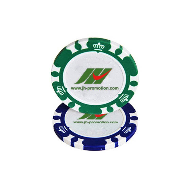 Magnetic Golf Poker Chip And Ball Marker For Golf Plastic Coin Golf Marker