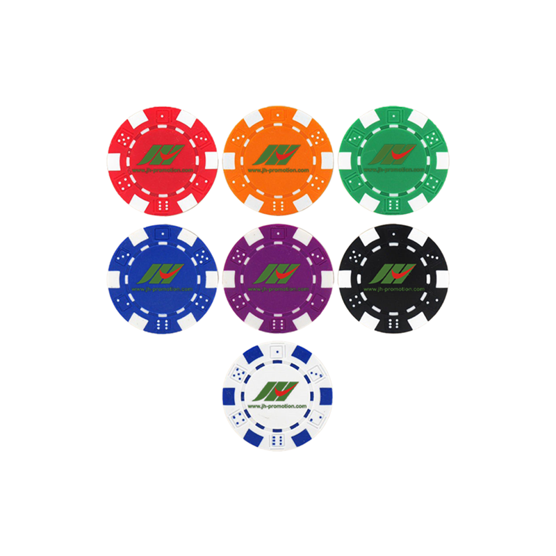 Magnetic Golf Poker Chip And Ball Marker For Golf Plastic Coin Golf Marker