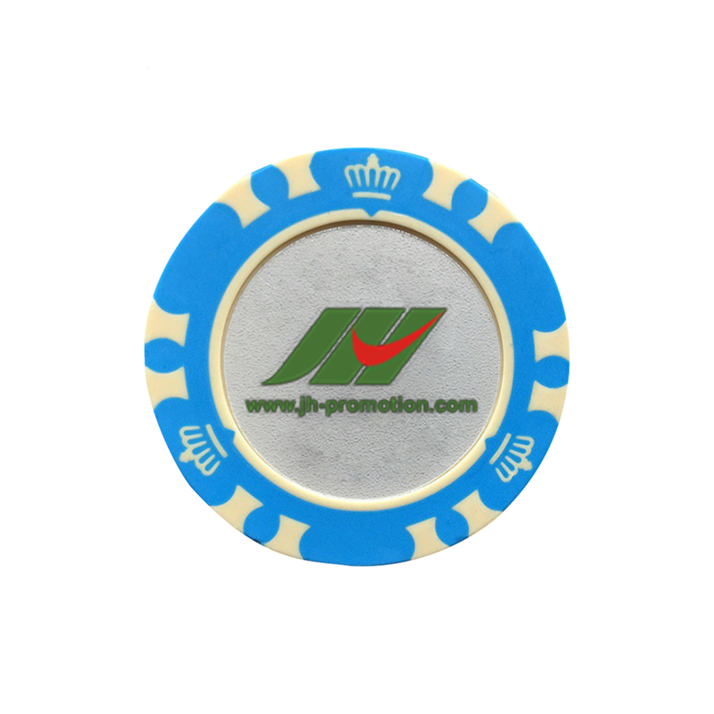 Magnetic Golf Poker Chip And Ball Marker For Golf Plastic Coin Golf Marker