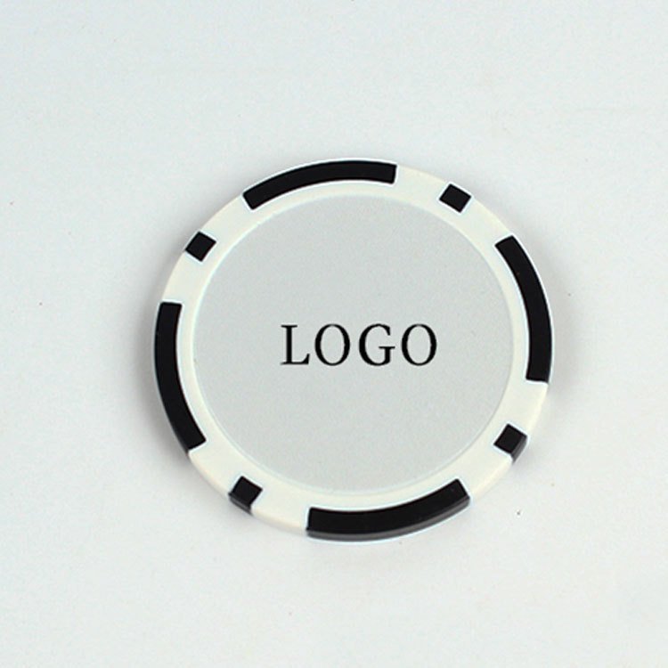 Hot sale custom poker chip style golf ball markers wholesale