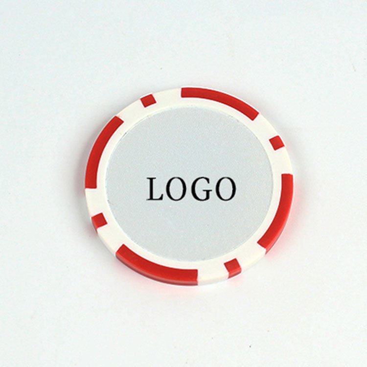 Hot sale custom poker chip style golf ball markers wholesale