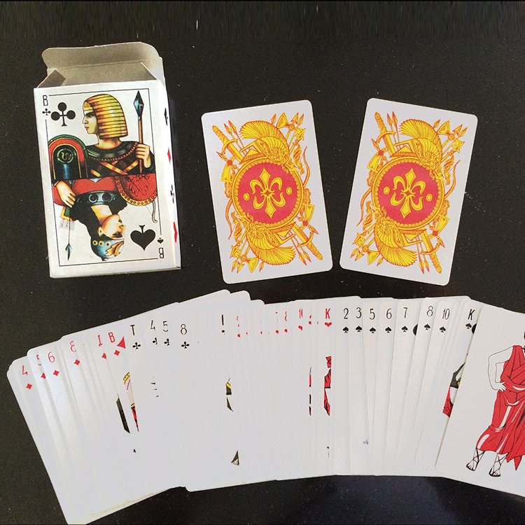 Popular Customized Design plastic spanish playing cards