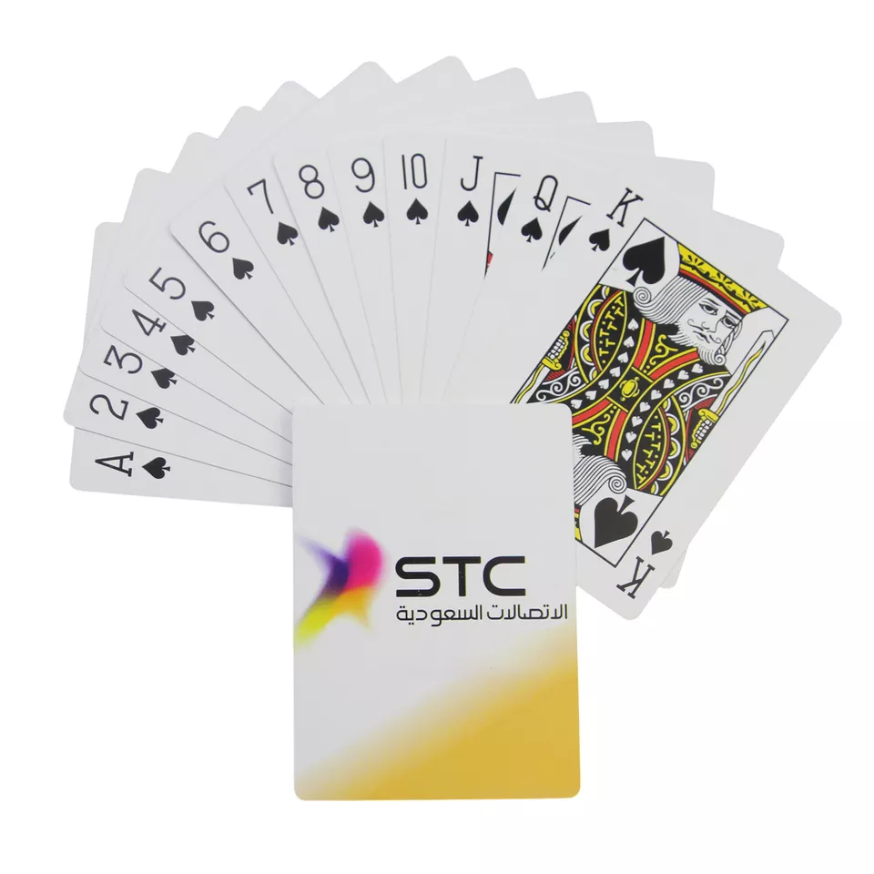 Custom party drinking board game waterproof playing cards printing