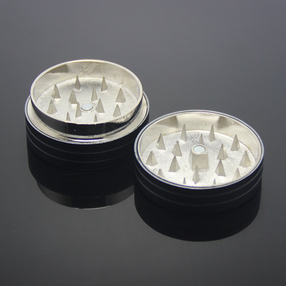 Mini Herb Smoke Grinder Hand Muller Round Dry Spice Crusher Custom Poker Card Chip Casino Gifts Wholesale Magnetic Tobacco Grind