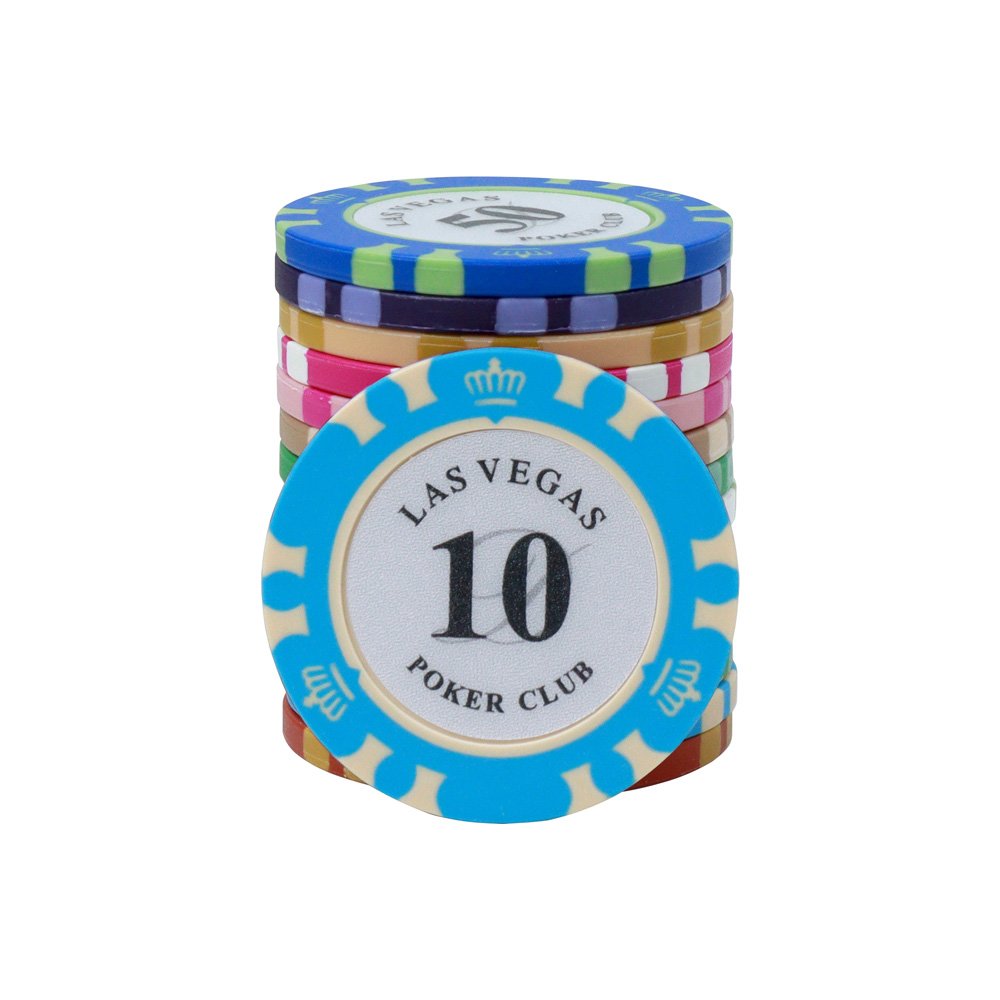 Factory Wholesale Customized 40mm Las Vegas Clay poker Chips Replaceable Chip Stickers Casino Cheap Clay Chips