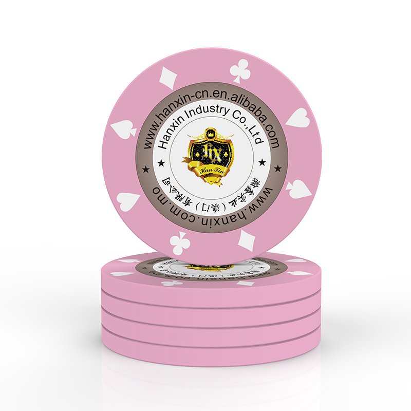 Poker Accessories Custom Label Token Flush Poker Chips ABS Material Poker De Fichas