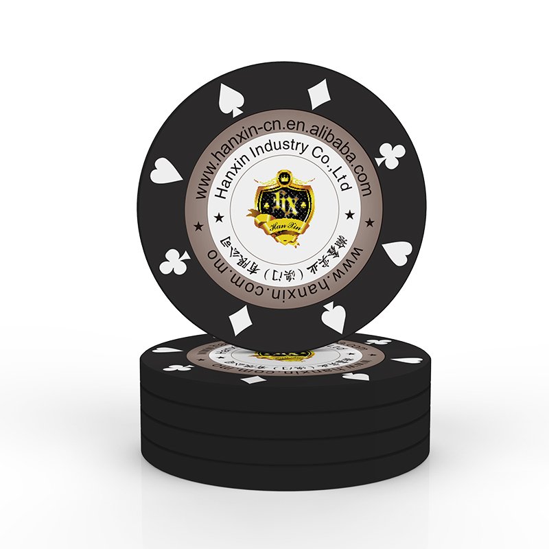 Poker Accessories Custom Label Token Flush Poker Chips ABS Material Poker De Fichas