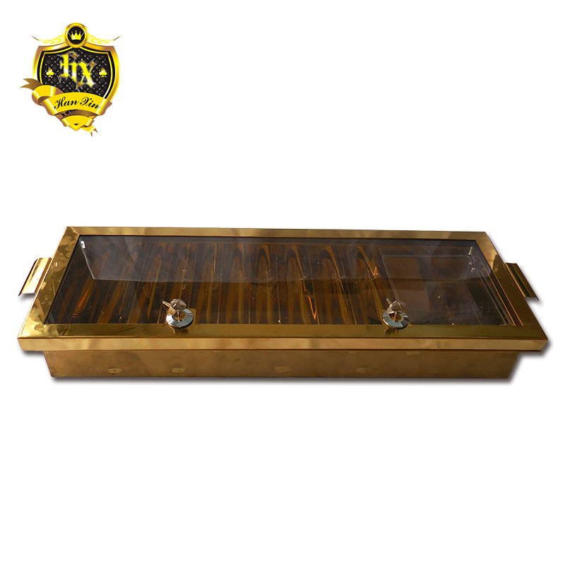 High Quality Casino Poker Chips Dealer Tray Two Tier Poker Chip Flow Tray