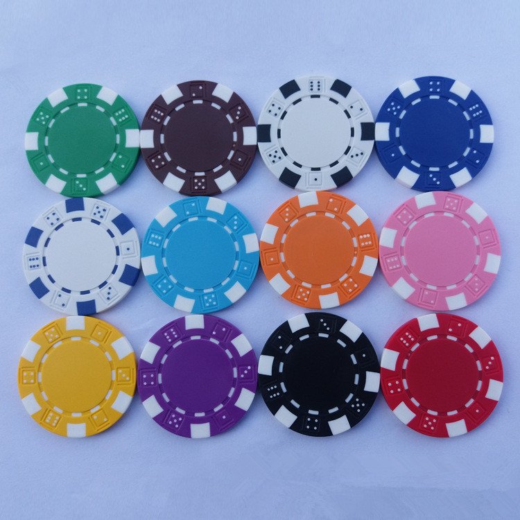 11.5G ABS poker chipS without denominations or logo in the middle