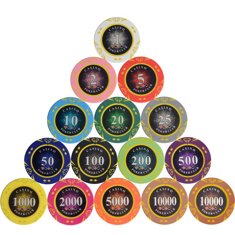 montecarlo casino gambling 14g clay custom plastic logo customized poker chips Factory supply
