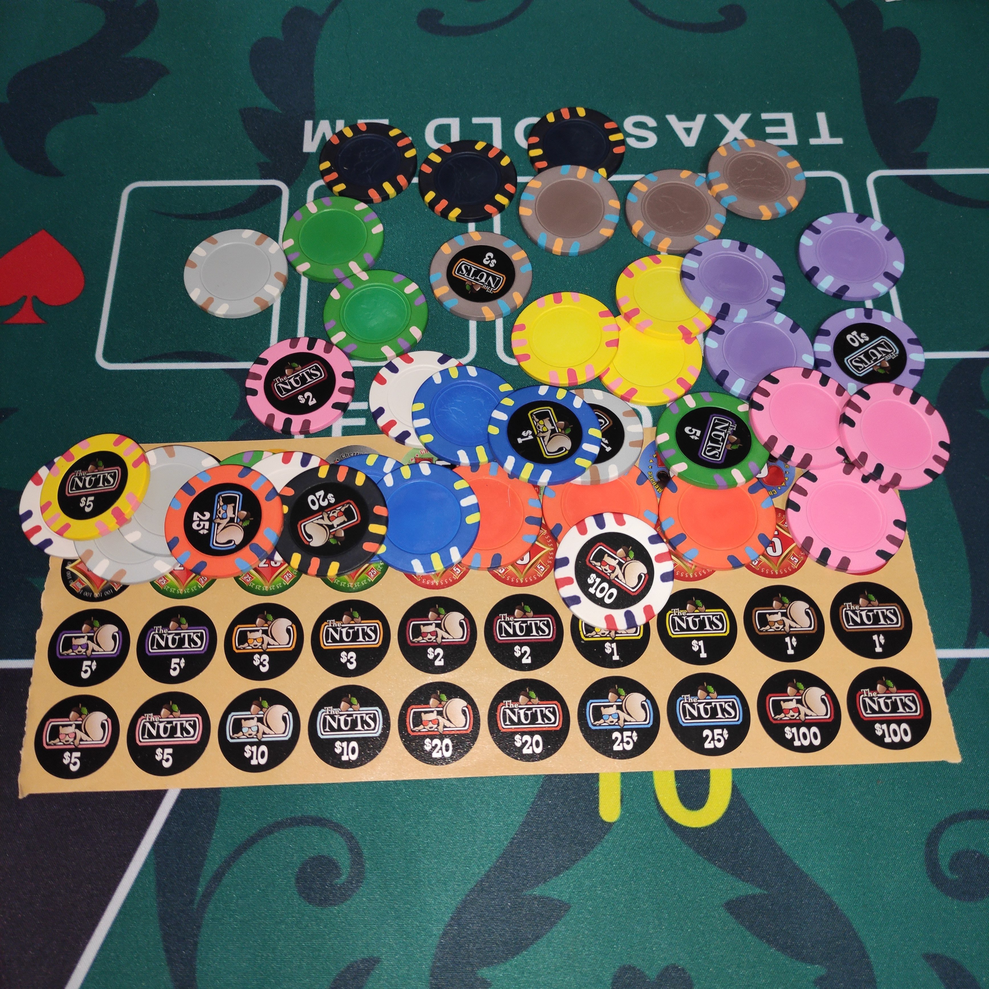 Sublimation hybrid ceramic poker chip with 25.8MM sticker inlay