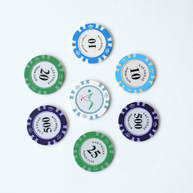Hot Selling Product Round Multi Type Chip Set Custom Wholesale Golf Poker Chips