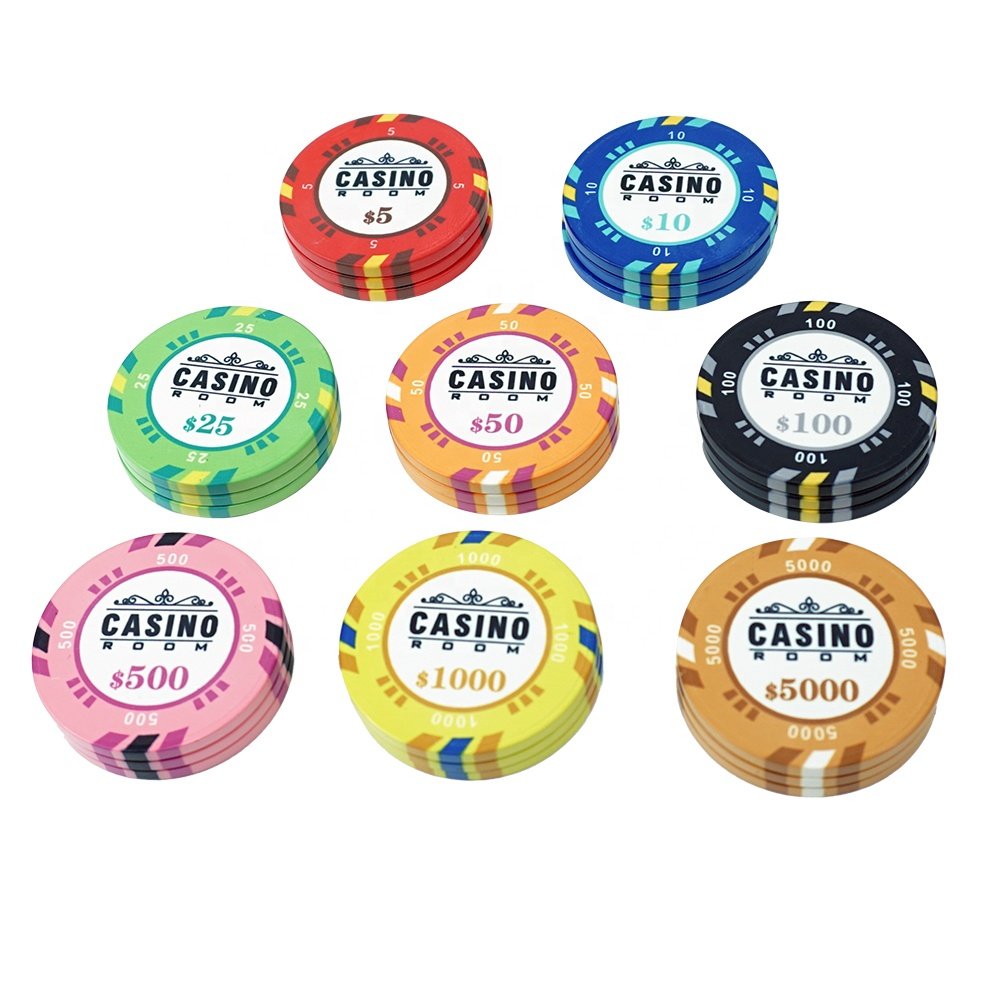 Hot sale 39mm ceramic poker chips 10g texas custom logo professional manufacturer free design free sample for casino game