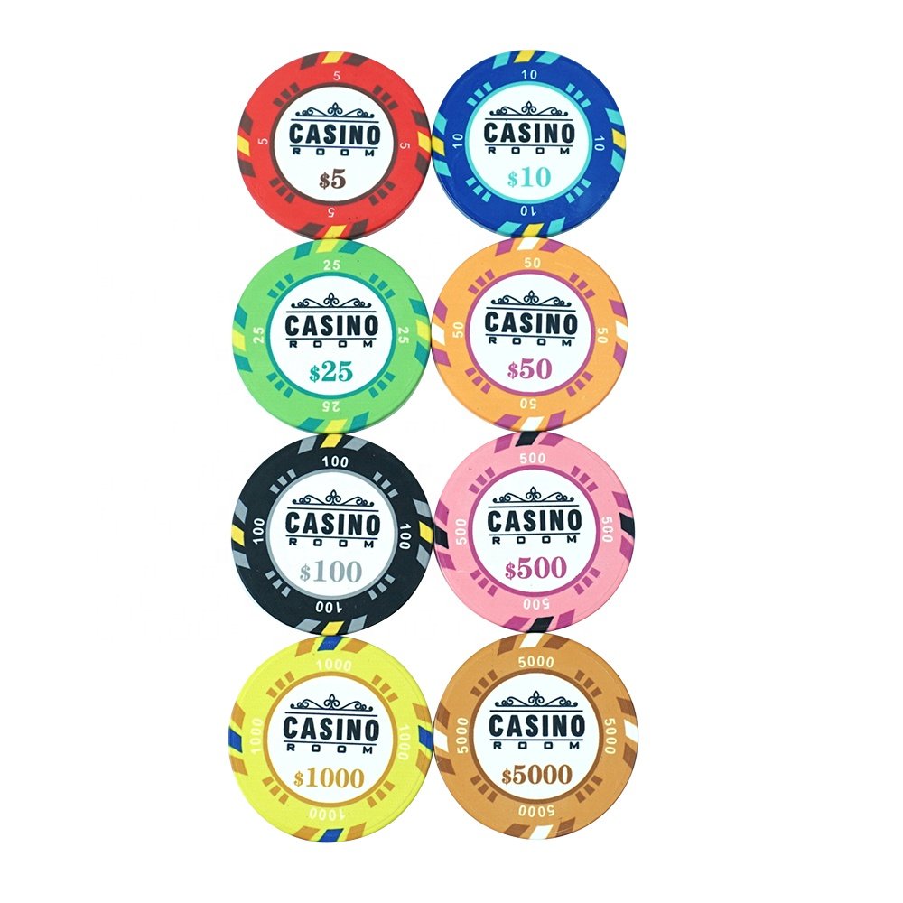 Hot sale 39mm ceramic poker chips 10g texas custom logo professional manufacturer free design free sample for casino game