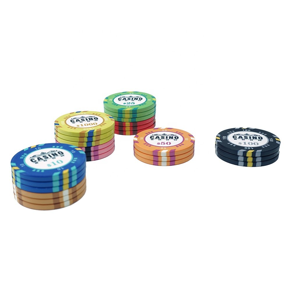 Hot sale 39mm ceramic poker chips 10g texas custom logo professional manufacturer free design free sample for casino game