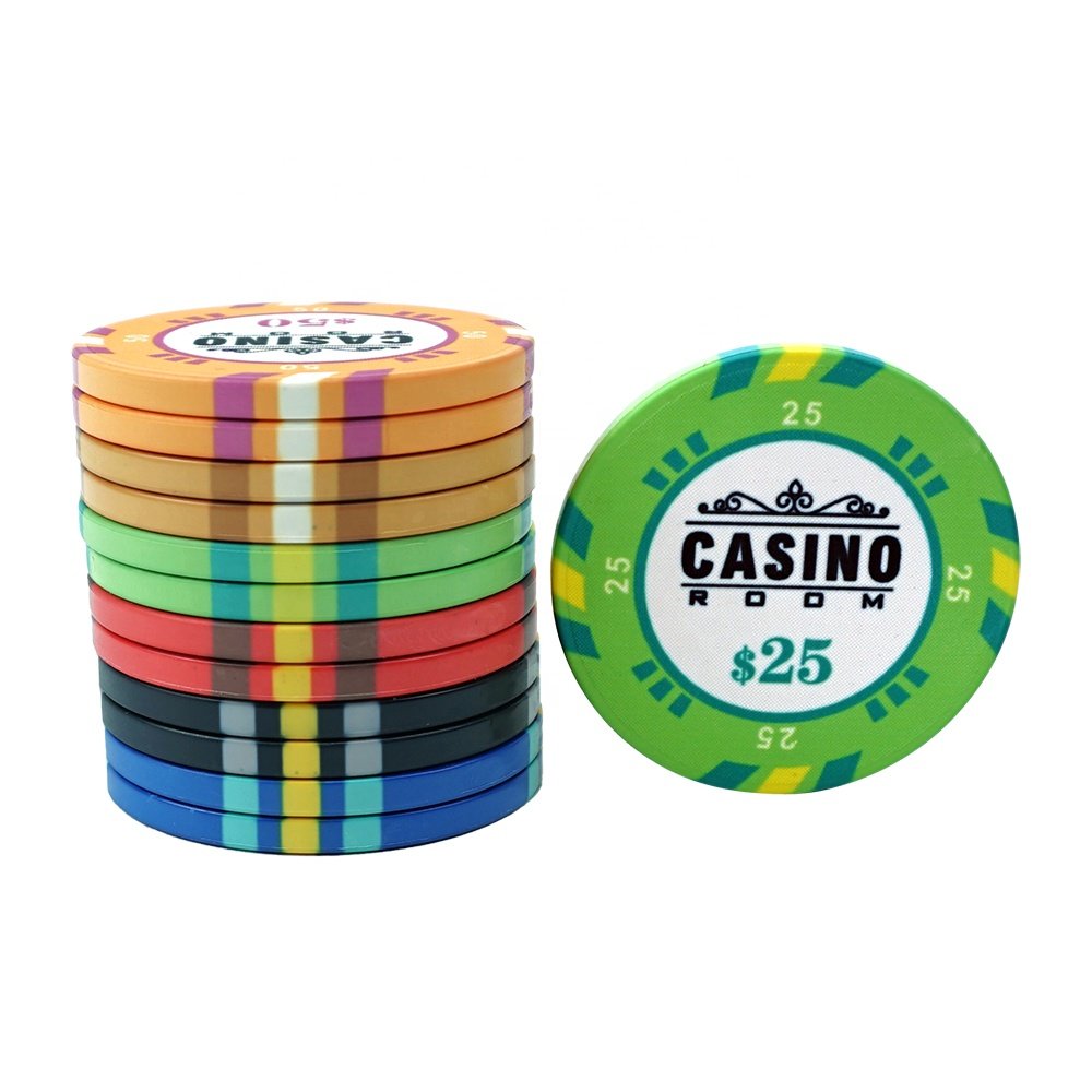 Hot sale 39mm ceramic poker chips 10g texas custom logo professional manufacturer free design free sample for casino game