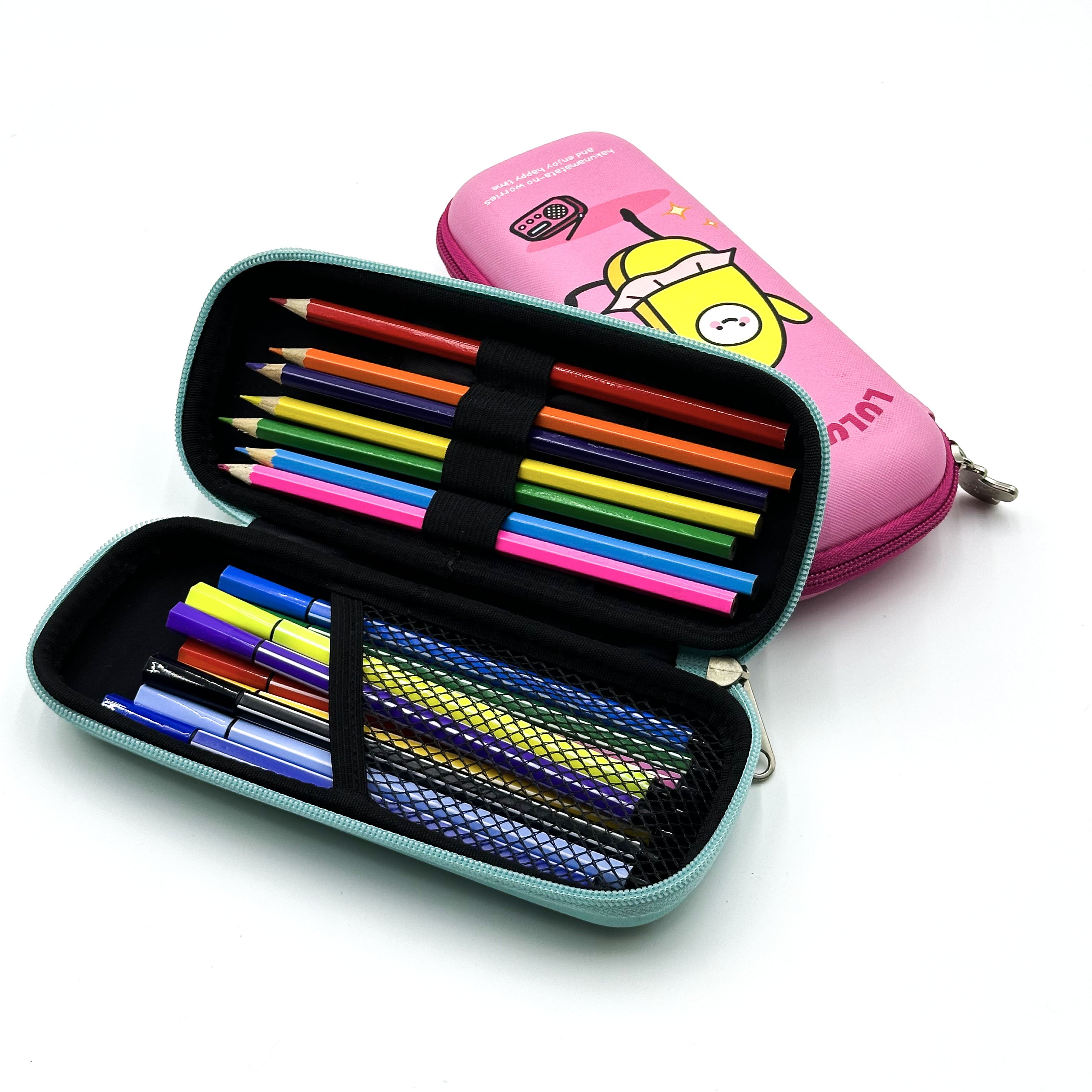 Customized EVA student cartoon pencil bag
