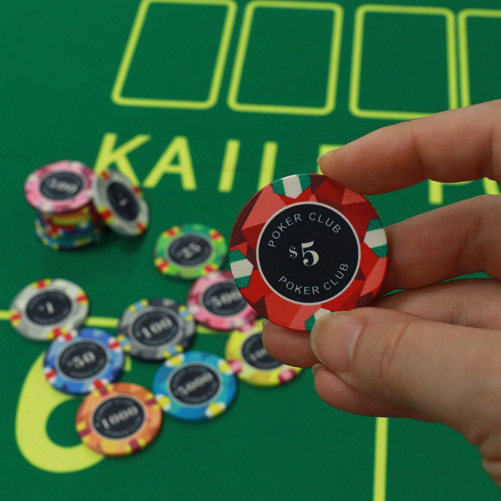 Factory custom 10g ceramic chips da poker 40x3.3mm high casino quality any design can custom for gambling game