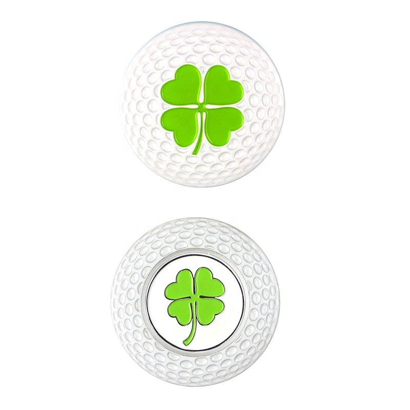 Stock Golf Hot Sale Magnetic White Poker Chips Ball Marker