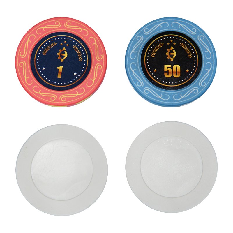 39mm 10g Custom Ceramic Poker Chip 500pcs MOQ Casino Blank Chip