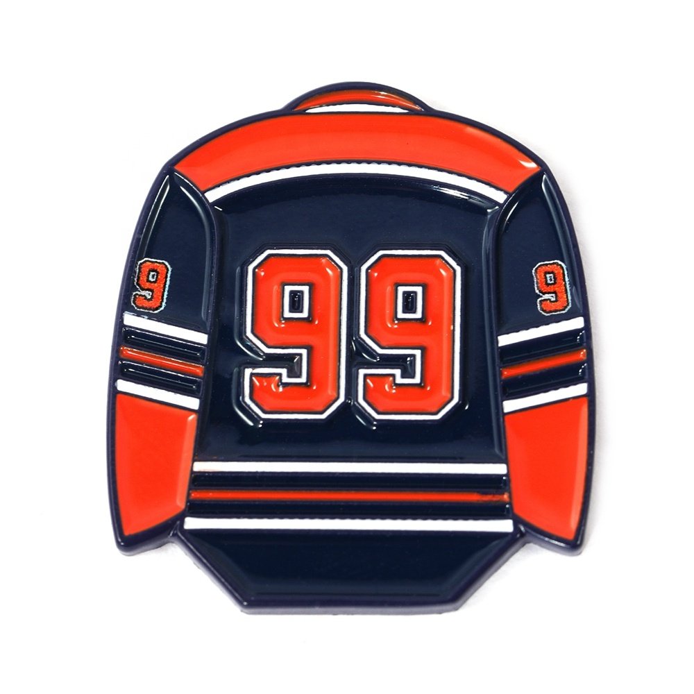 Customization Jersey Design Professional Personalized Magnetic Hat Clip Golf Soft Enamel Ball Marker