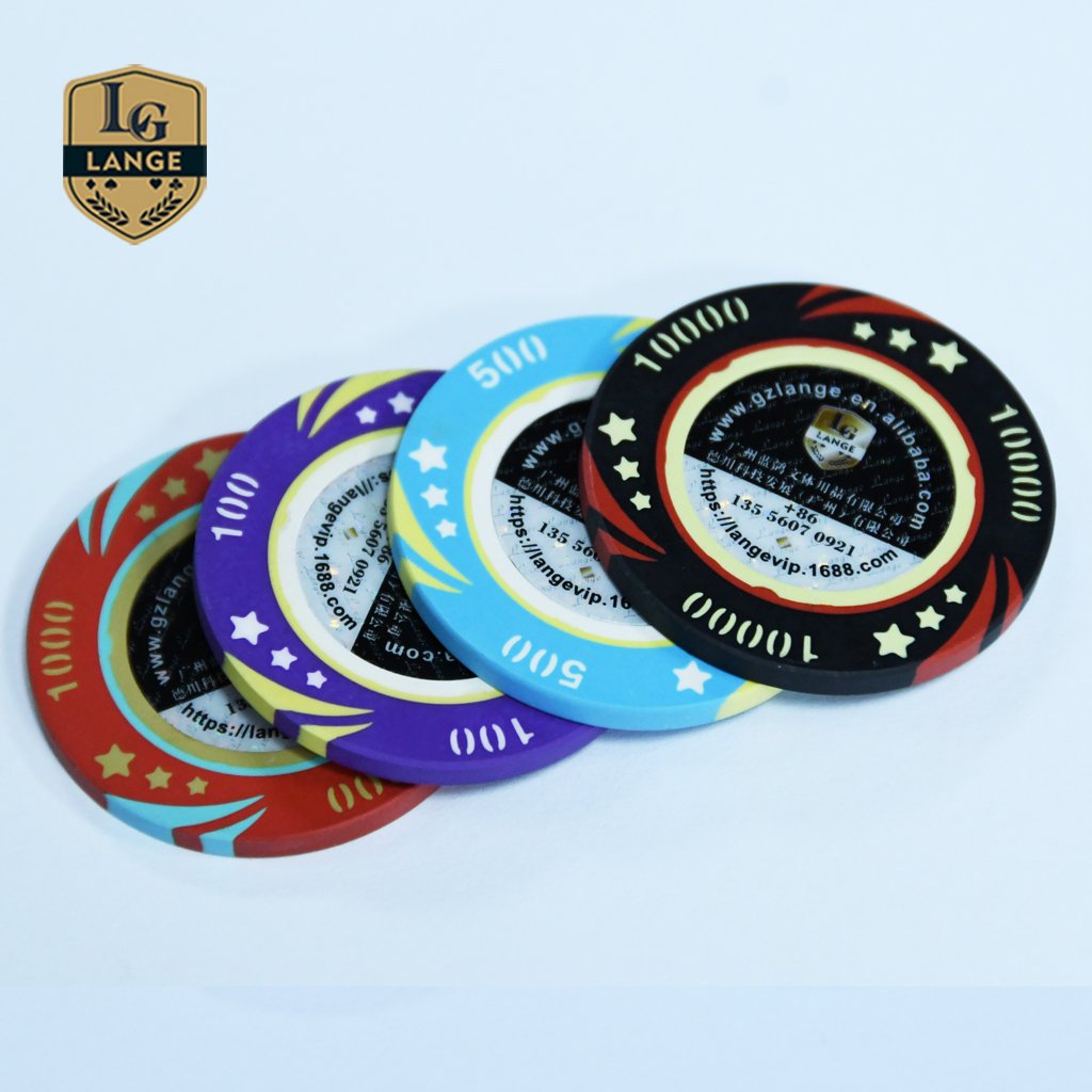Casino Machine Injection Poker Chips Three Star mold Free Custom Poker Chip