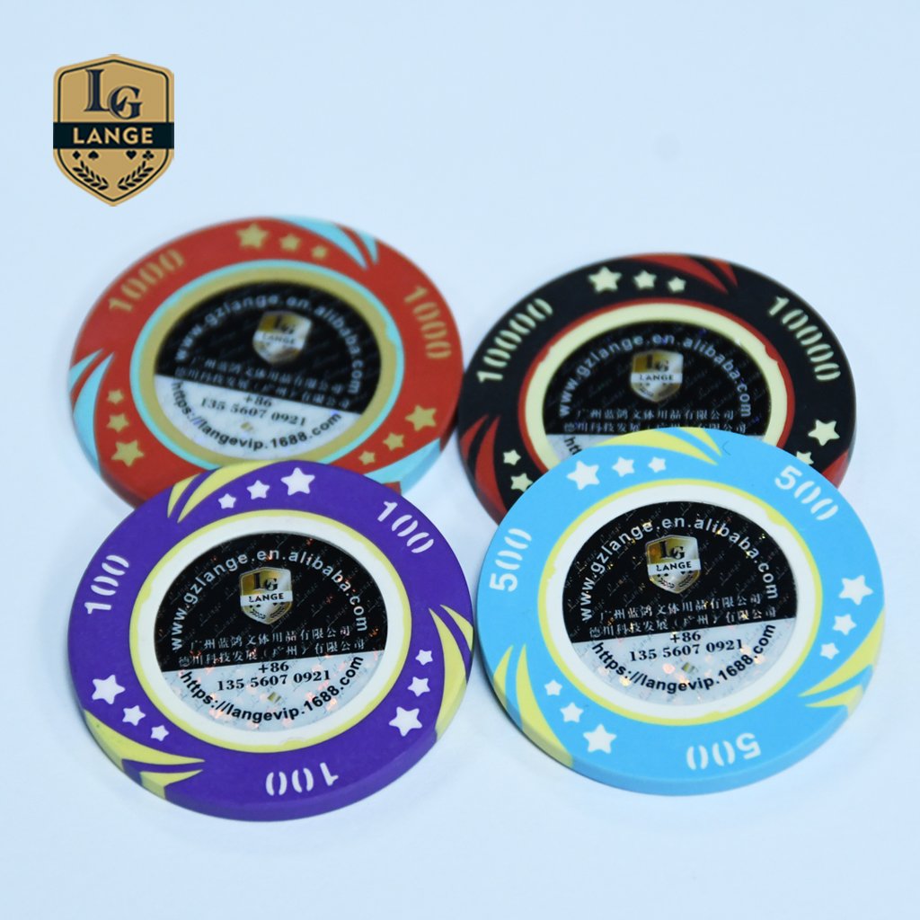 Casino Machine Injection Poker Chips Three Star mold Free Custom Poker Chip