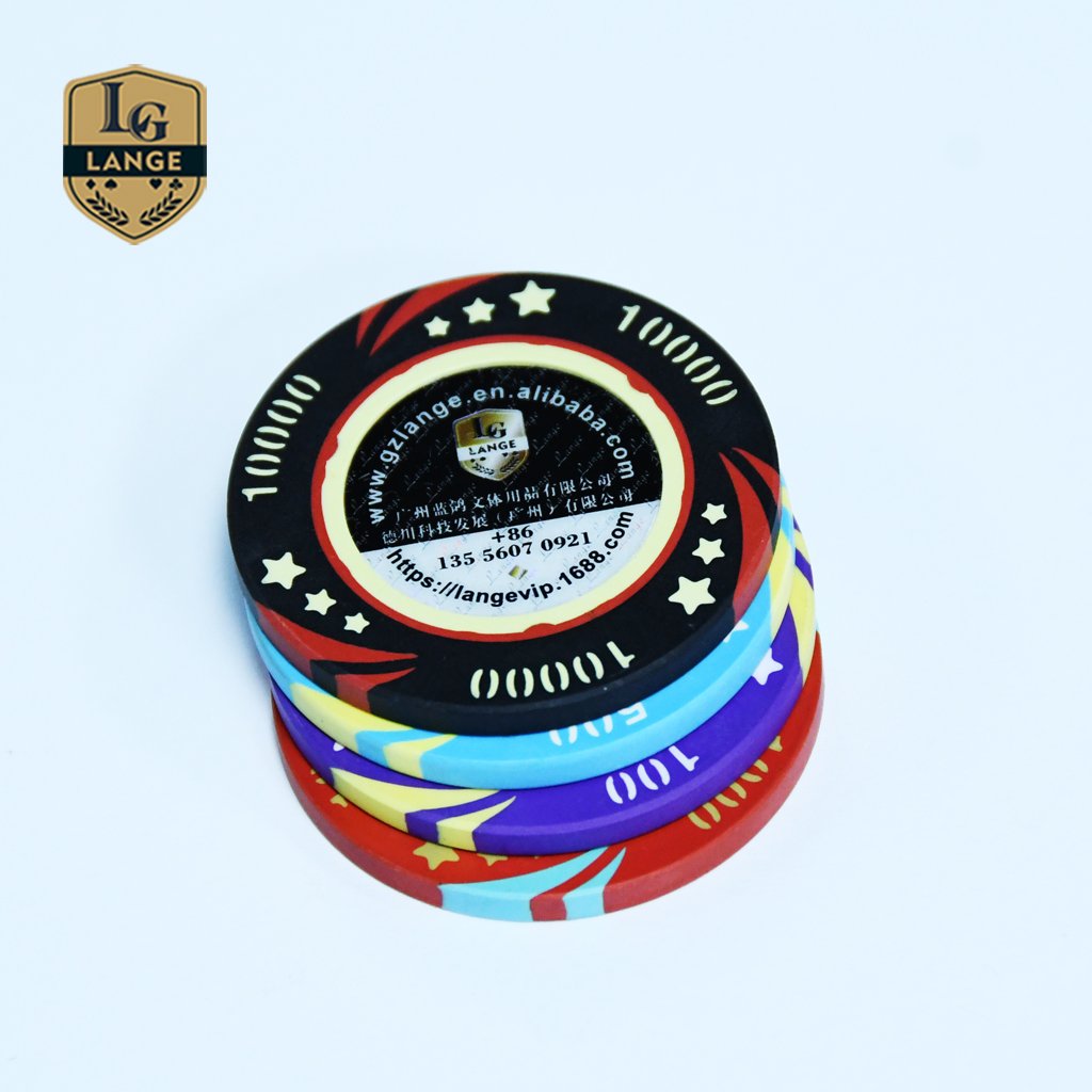 Casino Machine Injection Poker Chips Three Star mold Free Custom Poker Chip
