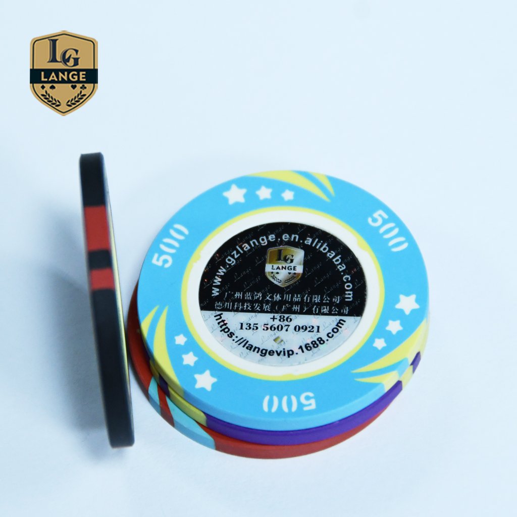 Casino Machine Injection Poker Chips Three Star mold Free Custom Poker Chip