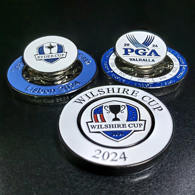 Ideal Premium Golf Products Accessories Custom Coach Ball Marker Set Golf Divot Repair Tools