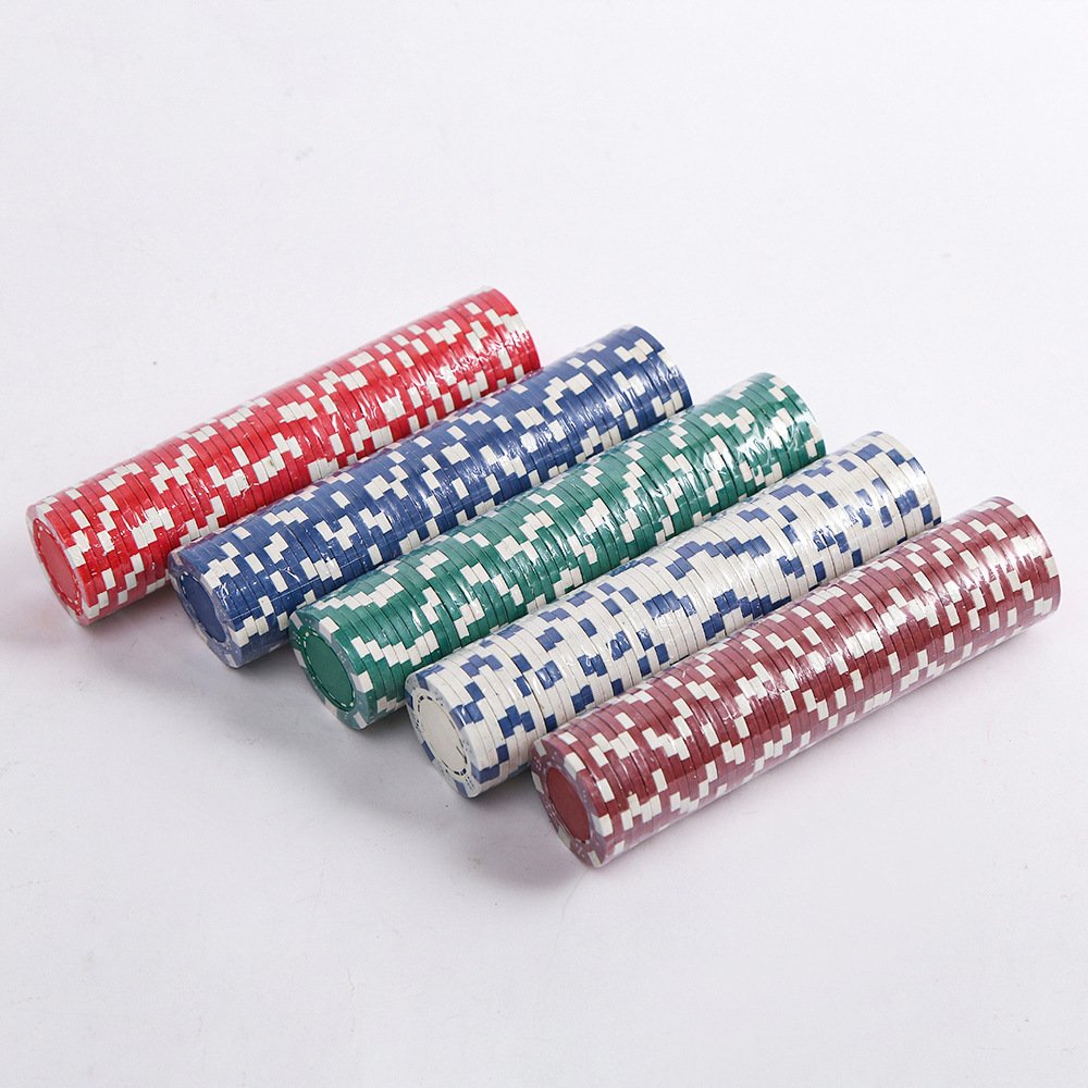 500pcs 11.5 Gram Poker Chips And Case Novelty Tabletop Card Gambling Set Game WITH Aluminum Case