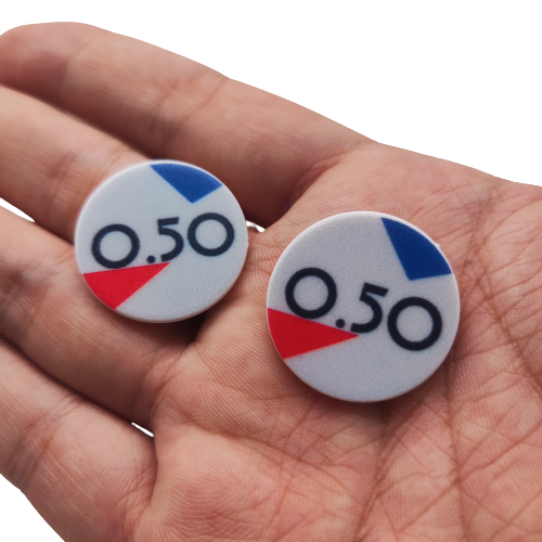 Custom Factory Supply Cheap Casino Poker Jetton Custom ABS Poker Chips token