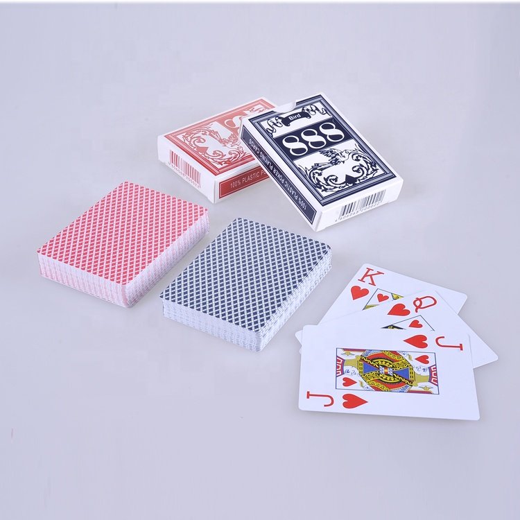 Paper Box Cheating Playing Card Device Poker Chips High Quality 888 Plastic Game Printing 63*88mm Poker Plastico Normal 1000PCS
