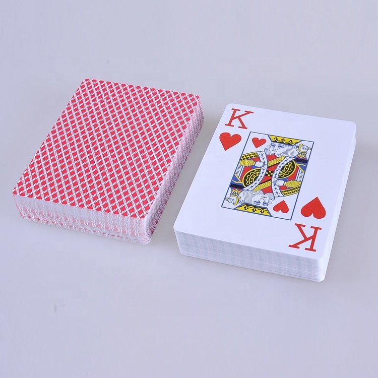 Paper Box Cheating Playing Card Device Poker Chips High Quality 888 Plastic Game Printing 63*88mm Poker Plastico Normal 1000PCS