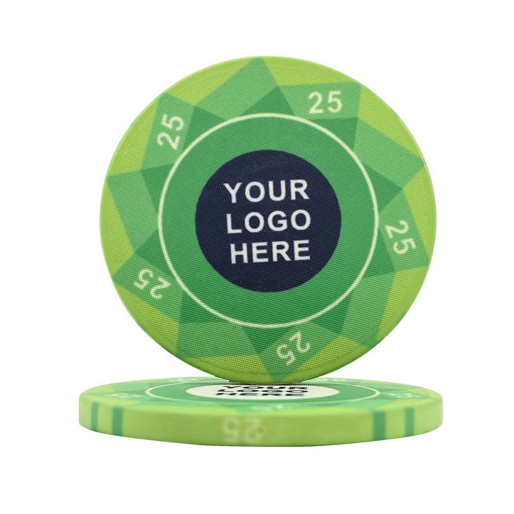 Wholesale 39mm ept ceramic poker chips 10g free design your logo professional factory cheap price for casino entertainment game