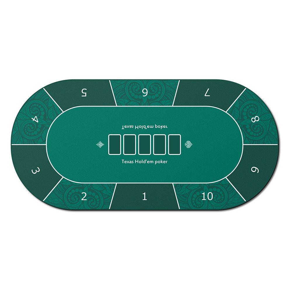 Continent Game Texas Poker Table Cloth Table Mat Square Round Chip Rubber Playing Card Table Cushion Mat Mouse Pad