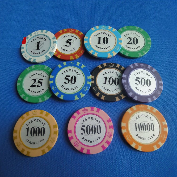 Las vegas stickers CLAY poker chips wholesale