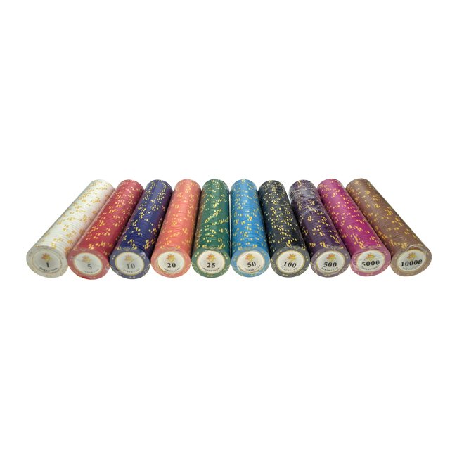 Wholesale custom cheap clay poker chips number stickers for poker chips in stock