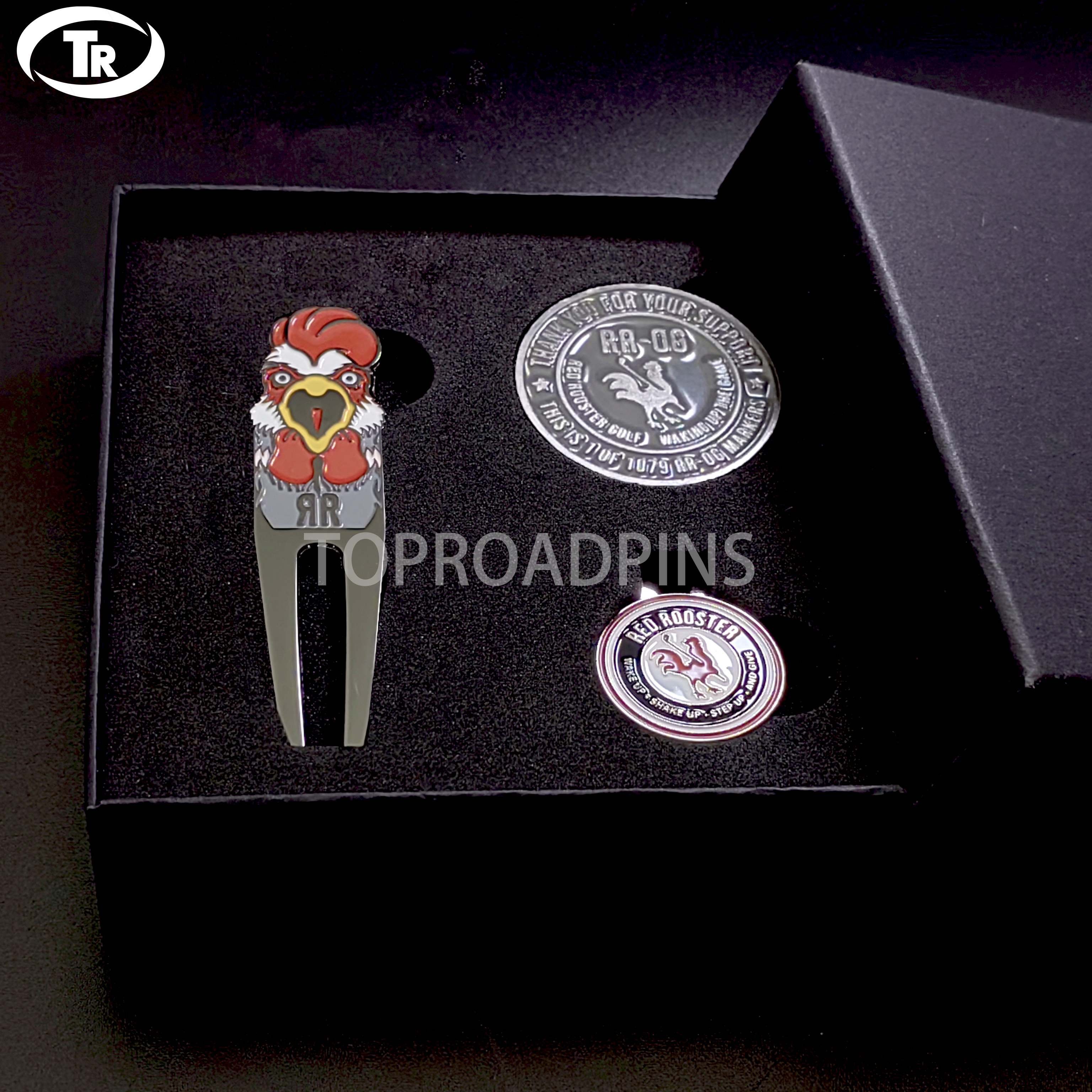 Factory Price Value Sets Golf Coin With Hat Clips Golf Divot Set Gift Boxes