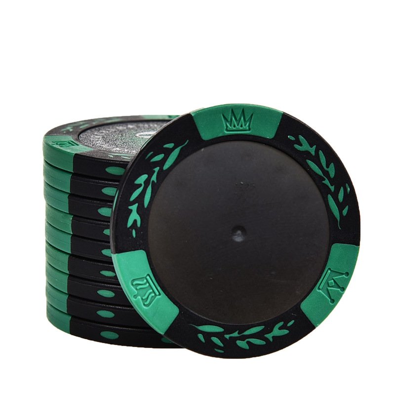 Custom Cheap Made Composite Single Isolated Gift Souvenir Game Coin Size Gambling Props Dice Clay Poker Chips Casino Token