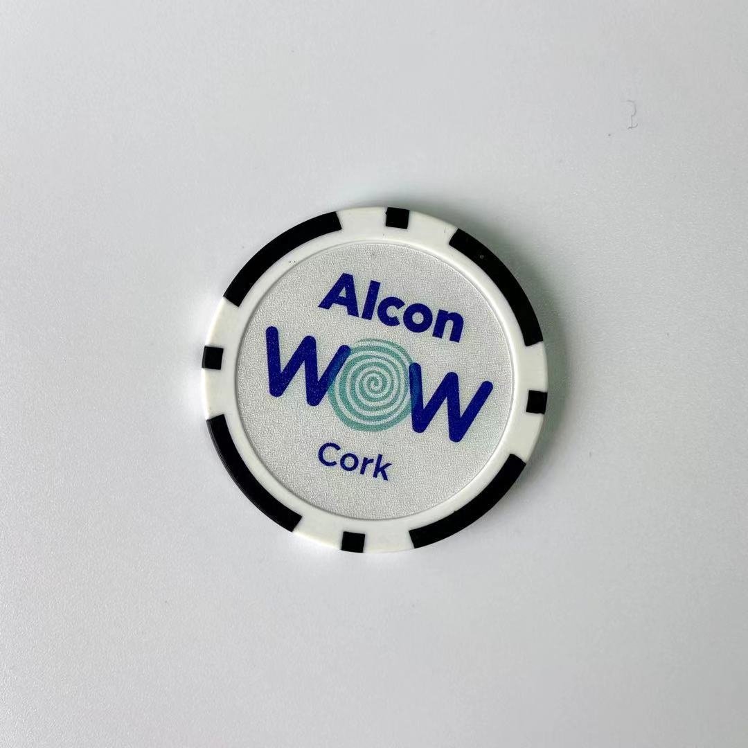 Free Sample 39mm Ceramic Poker Chips Casino Chip Ept Custom Blank Ceramic Poker Chips With Custom Logo