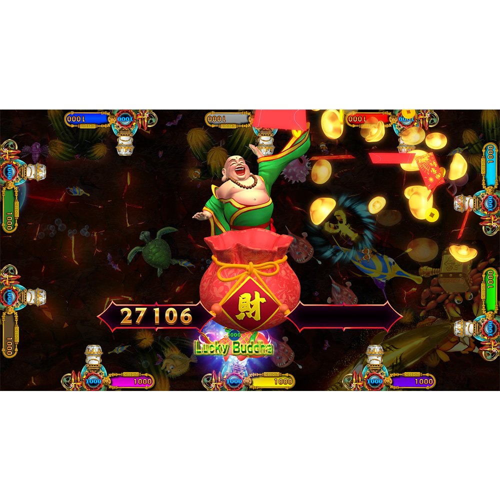 4~10 Player Fish Table Game Machine Fortune Kings Arcade Shooting Fish Game Host Accessories