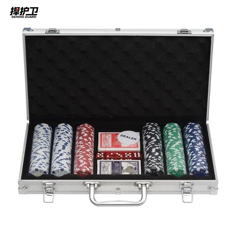 300 pcs Wholesale Factory Chip Case Aluminum Chip Case