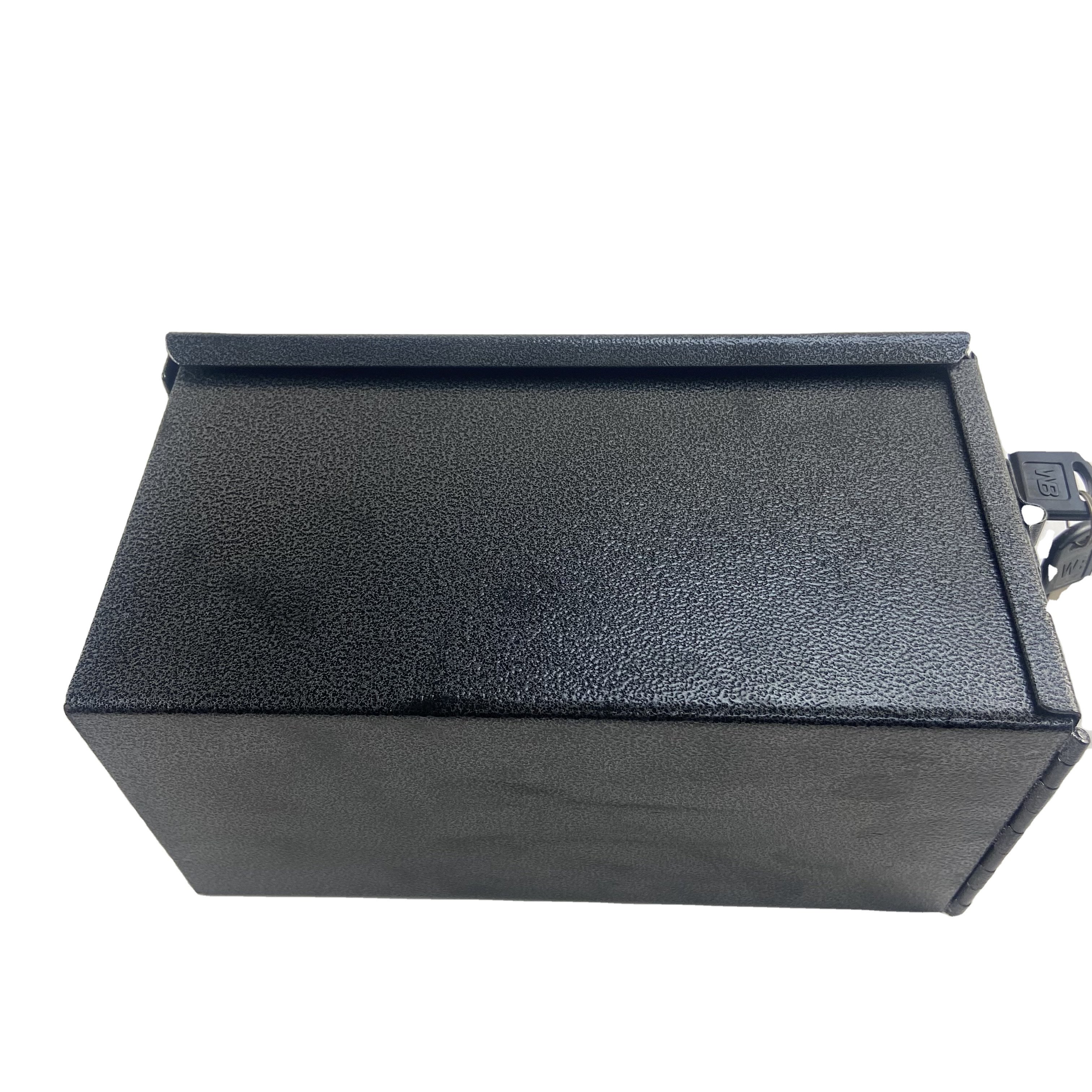Handy Rectangular Poker Chip iron Drop box with Foam Factory Price custom money box