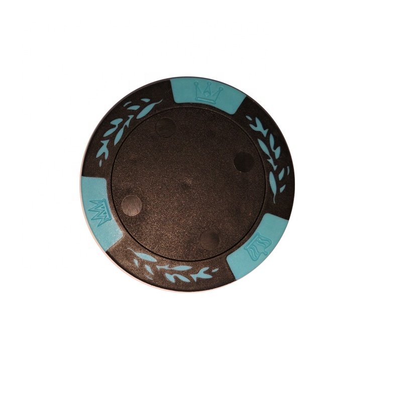 40MM 13.5G 14g Blank clay poker chips wholesale without the middle sticker