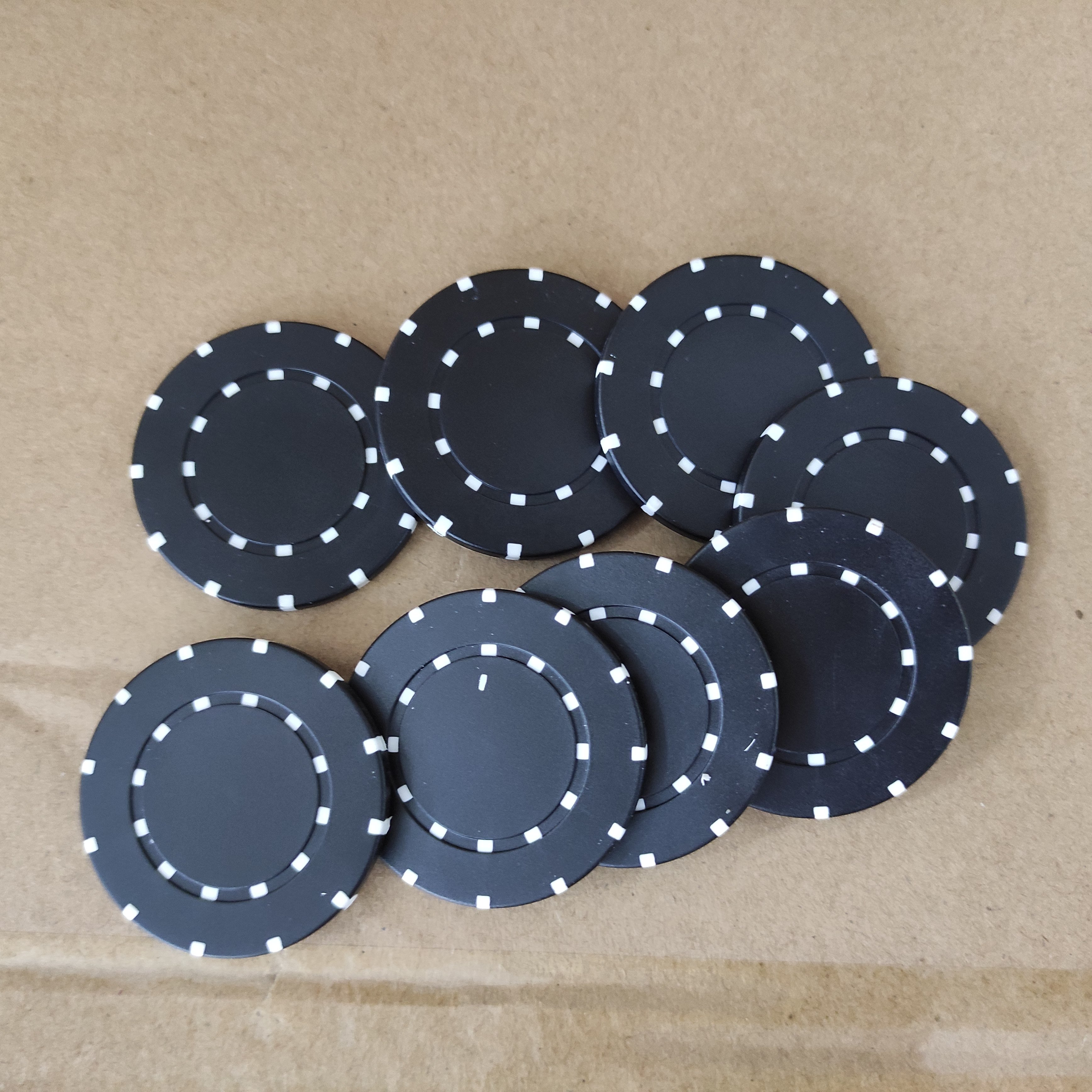2020 New arrival PS Roulette 11.5G poker chips with metal insert wholesale