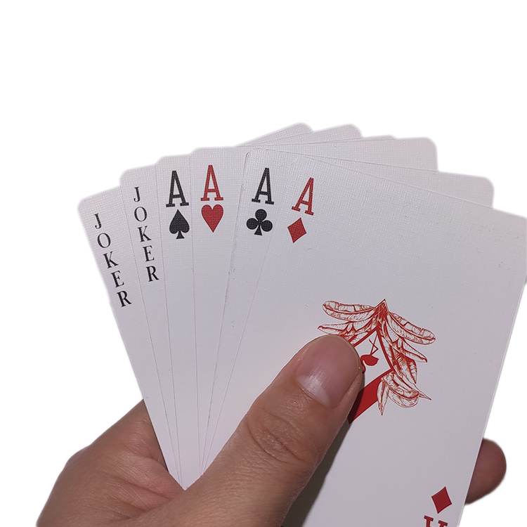 2024 Hot Selling High Quality Customized Logo Plastic Poker Cards Waterproof Smooth Tarot Cards Creative Durable Poker Cards