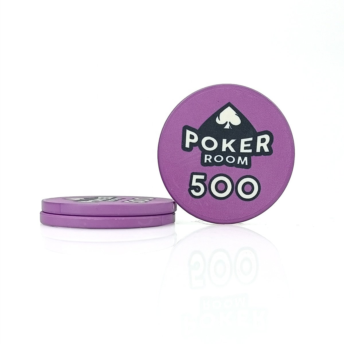 Wholesale promotion ceramic poker chips 10g ept 39mm poker room chip custom logo free design and samples for casino table games