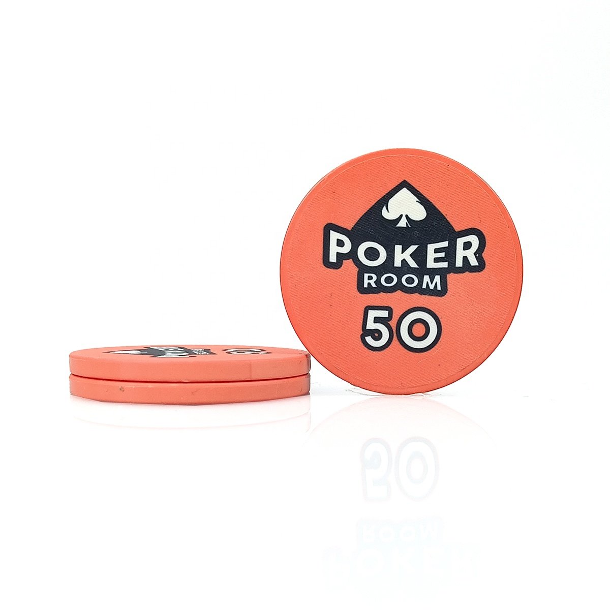 Wholesale promotion ceramic poker chips 10g ept 39mm poker room chip custom logo free design and samples for casino table games